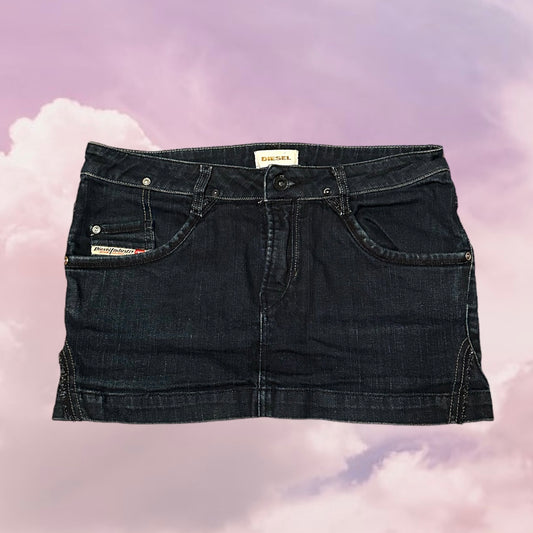 Vintage Diesel Mini Jean Skirt